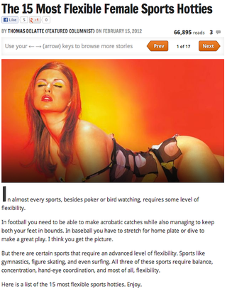 Illustration for article titled The 25 Sexiest "Sexiest Athlete" Slideshows From Bleacher Report In 2012: A Slideshow